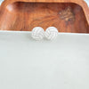 Shop Glitter Volleyball Stud Earrings-Glitter volleyball stud earrings with hypoallergenic posts. Lightweight, sparkly, and perfect for volleyball fans, players, or sporty everyday looks.-available at Reef Love online boho-chic boutique