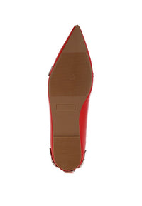 Golini Belt Buckle Detail Ballerinas-Reef Love