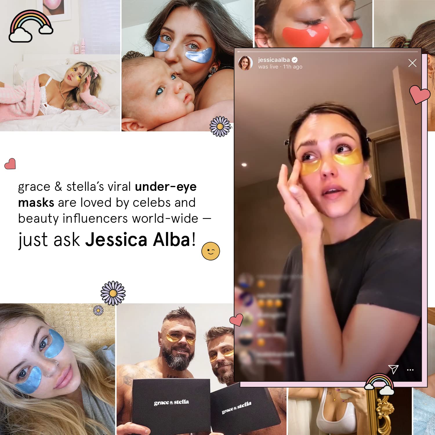 Grace & Stella Award Winning Under Eye Gel Mask