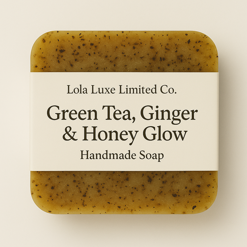 Green Tea, Ginger & Honey Glow Handmade Soap