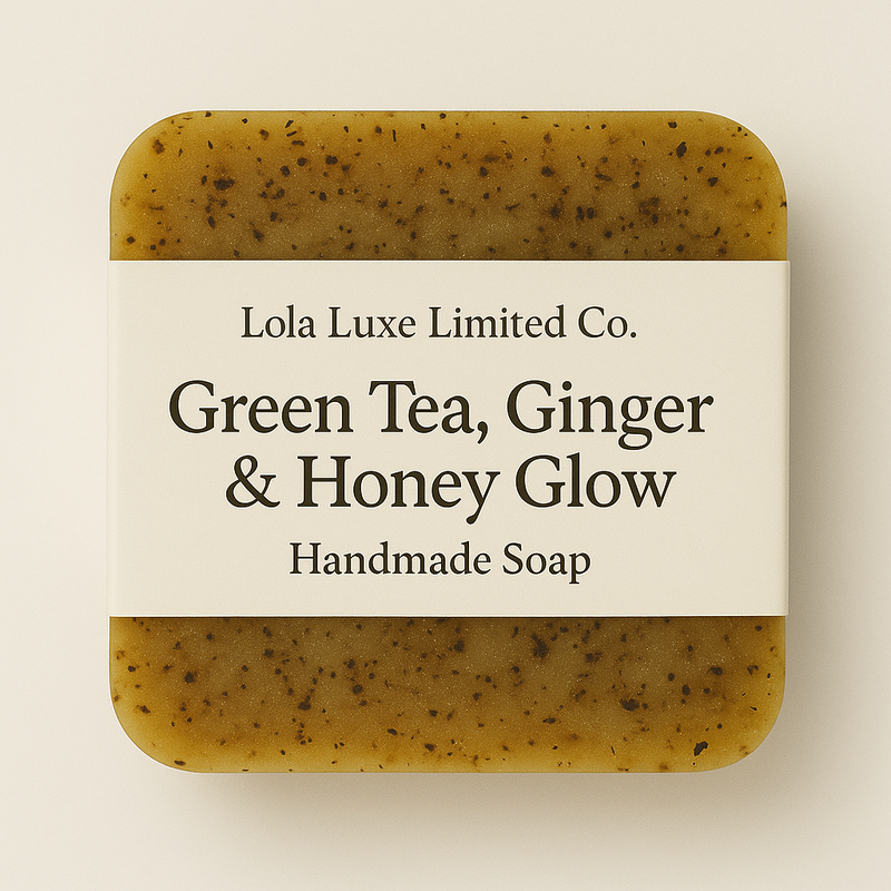 Green Tea, Ginger & Honey Glow Handmade Soap