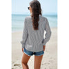 Guipure Lace Insert Button Down Shirt-Button Down Shirt-Reef Love-Reef Love
