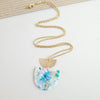 Harper Spring Fling Necklace-Our Harper Necklace is a pendant style that adds a pop to your outfit with unique acrylic colors.18K gold-plated tarnish resistant stainless steel necklace chain.