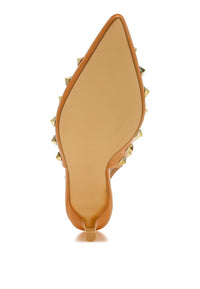 Hegron Stud Embellished Kitten Heels- Boho Chic Styles by Reef Love