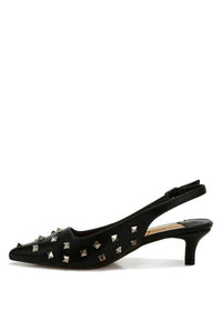 Hegron Stud Embellished Kitten Heels- Boho Chic Styles by Reef Love