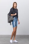 High Rise Bermuda Denim Shorts – Light Wash-Bermuda Jean Shorts-Insane Gene-Reef Love