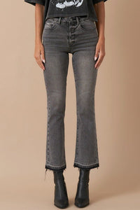 High Rise Crop Boot Denim - Reef Love