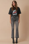 High Rise Crop Boot Denim – Medium Grey Wash-Cropped Jeans-Insane Gene-Reef Love