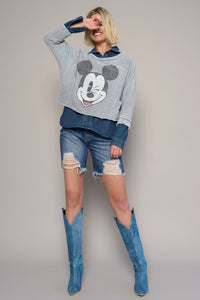 High Rise Distressed Bermuda Denim Shorts-Bermuda Jean Shorts-Insane Gene-MEDIUM-S-Reef Love