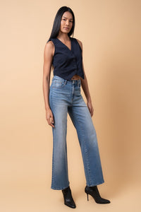 High Rise Relaxed Wide Leg Jeans-Wide Leg Jeans-Insane Gene-Reef Love