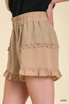 High Waisted Ruffle Shorts
