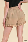 High Waisted Ruffle Shorts