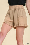 High Waisted Ruffle Shorts