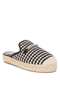 Himari Raffia Slip-On Mules-Reef Love
