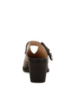 Holler Carved Buckle Statement Mules-Reef Love