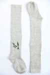 Hummingbird Wool Knee High Socks