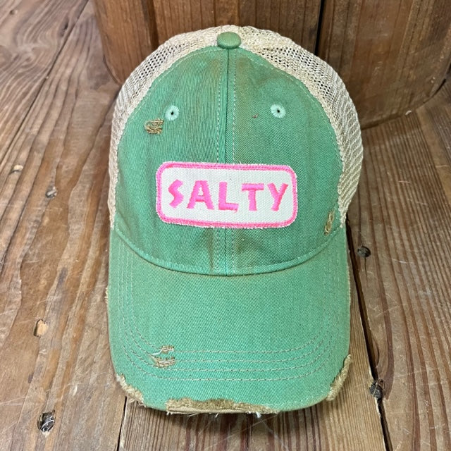 Salty Distressed Baseball Cap
