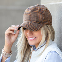Buffalo Plaid Ball Cap-Baseball Caps-Reef Love