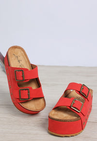 Impala Studded Faux Leather Slip On Sandals-Reef Love