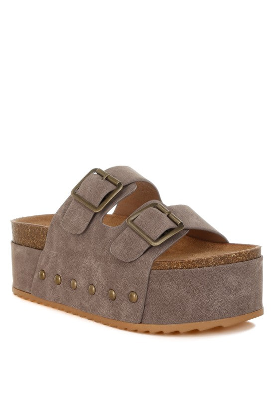 Impala Studded Faux Leather Slip On Sandals-Reef Love