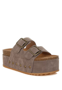 Impala Studded Faux Leather Slip On Sandals-Reef Love