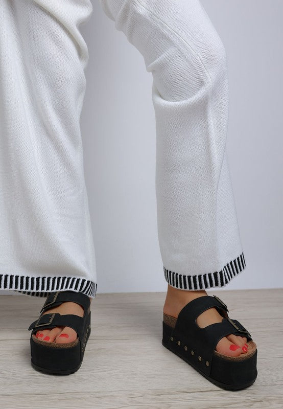 Impala Studded Faux Leather Slip On Sandals-Reef Love