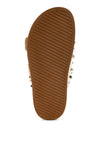 Jayata Metallic Stud Embellished Sliders