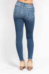 Judy Blue High Rise Button Fly Skinny Jeans