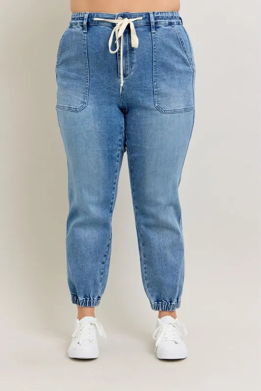 Judy Blue High Waist Denim Jogger