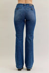 Judy Blue Mid Rise Bootcut Trouser Jeans with Welt Pockets