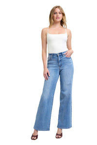 Judy Blue Full Size Wide Leg Jeans with Pockets-Jeans-Reef Love
