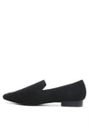 Julia Leather Pointed Loafer Flats-Julia Leather Pointed Loafers in genuine suede. Chic squared-toe slip-ons with breathable lining and cushioned insole—perfect for work or smart casual looks.-Reef Love