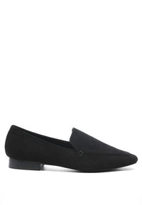 Julia Leather Pointed Loafer Flats-Julia Leather Pointed Loafers in genuine suede. Chic squared-toe slip-ons with breathable lining and cushioned insole—perfect for work or smart casual looks.-Reef Love