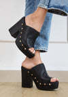 KHLOE Slip On Chunky Heels