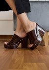 KHLOE Slip On Chunky Heels