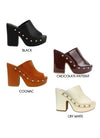 KHLOE Slip On Chunky Heels
