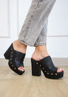 KHLOE Slip On Chunky Heels