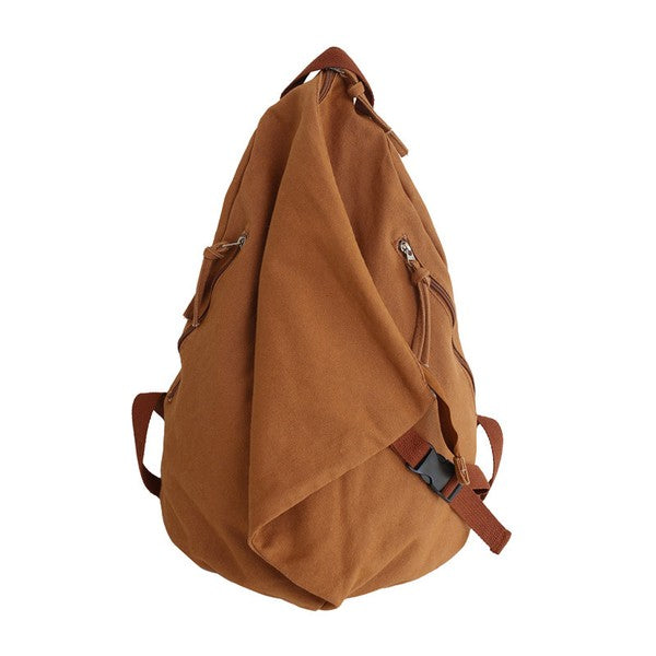 Kai Asymmetric Canvas Backpack- Boho Chic Styles by Reef Love