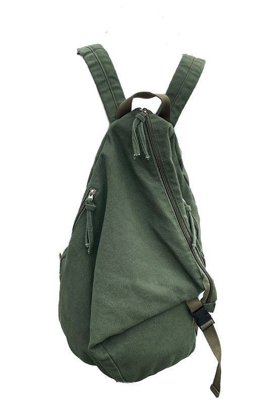 Kai Asymmetric Canvas Backpack- Boho Chic Styles by Reef Love