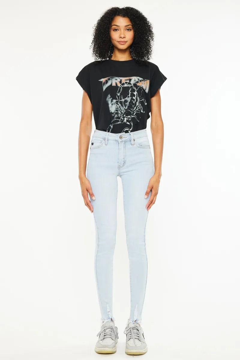 Kancan High Rise Super Skinny Jeans-Reef Love
