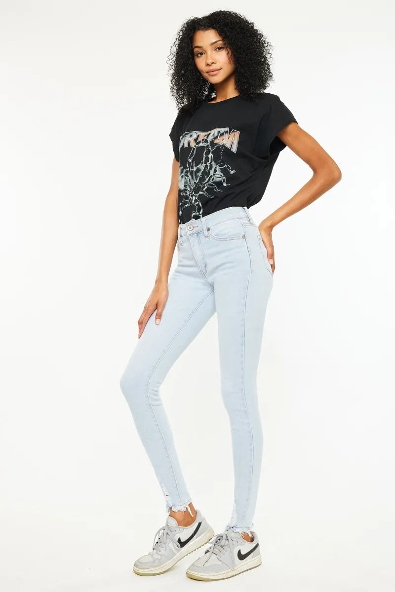 Kancan High Rise Super Skinny Jeans-Reef Love