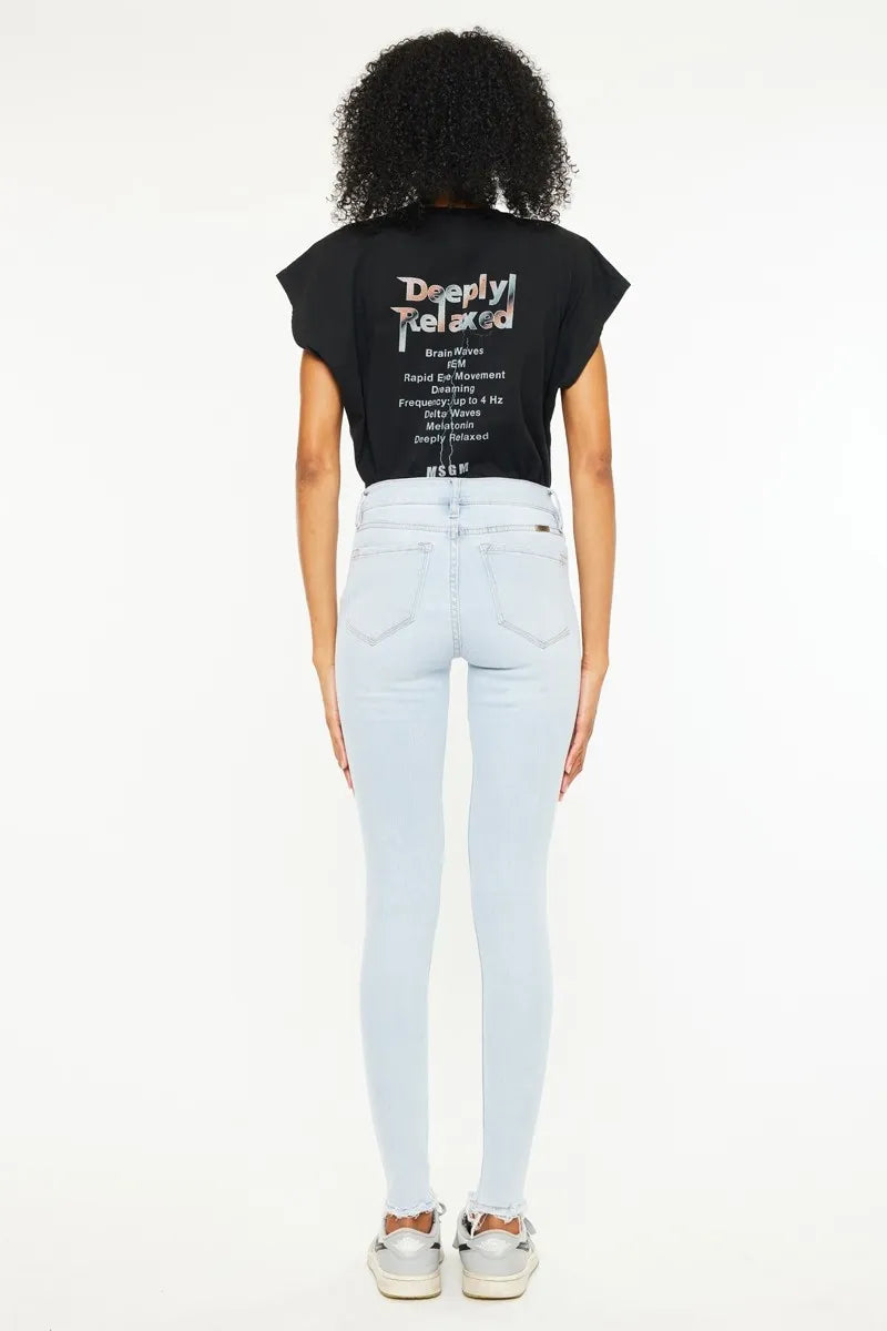 Kancan High Rise Super Skinny Jeans-Reef Love