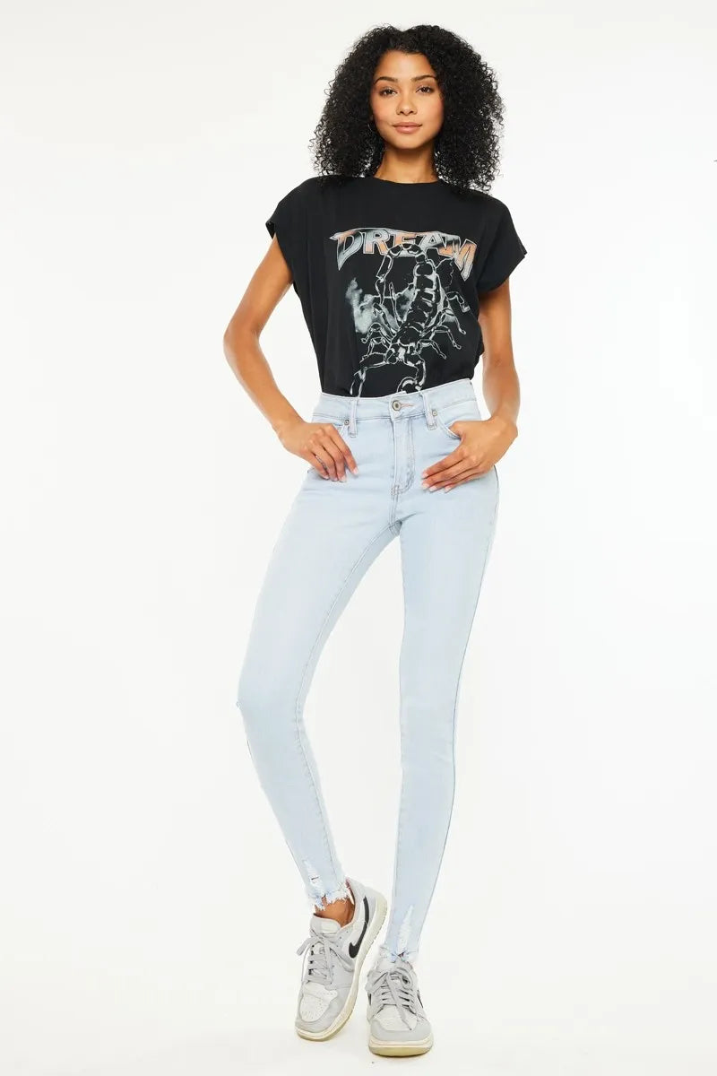 Kancan High Rise Super Skinny Jeans-Reef Love
