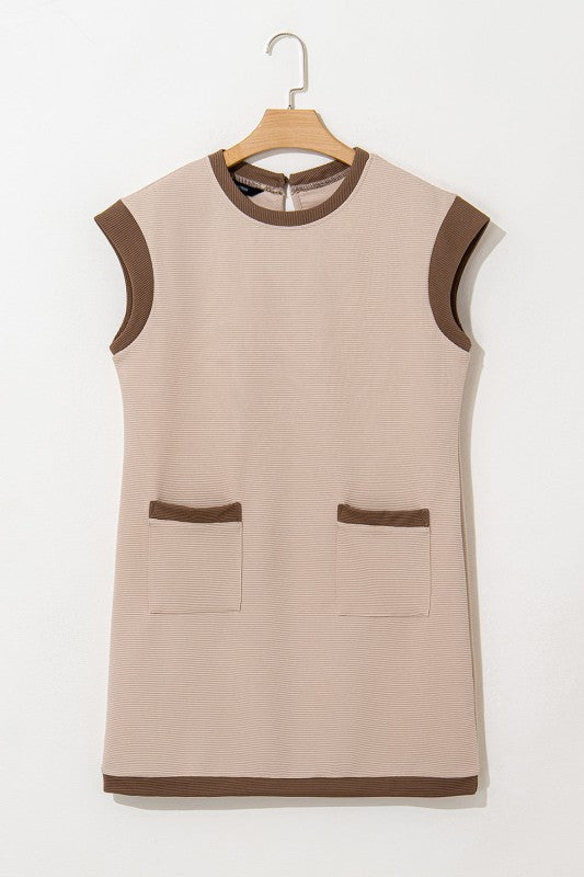 Karsyn Trim Shift Mini Dress-Reef Love