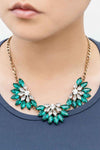 Kathy Bib Necklace | Teal-Lovoda-Reef Love