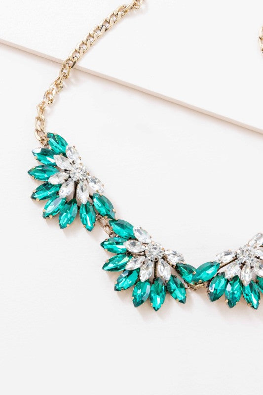 Kathy Bib Necklace | Teal-Lovoda-Reef Love