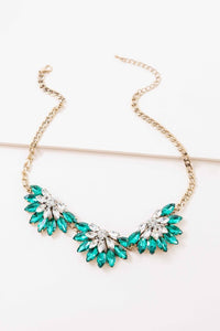 Kathy Bib Necklace | Teal-Lovoda-Reef Love