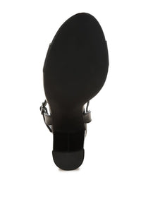 Kessel Tinted Clear Strap Block Heel Sandals-Reef Love