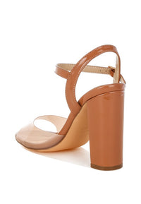 Kessel Tinted Clear Strap Block Heel Sandals-Reef Love