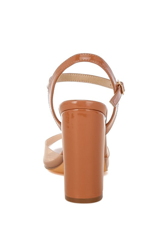 Kessel Tinted Clear Strap Block Heel Sandals-Reef Love
